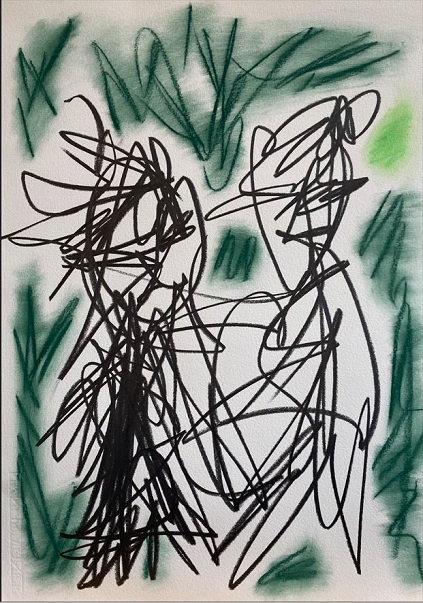 [2023] Untitled, Pastel·Grap...paper ,Size Unknown